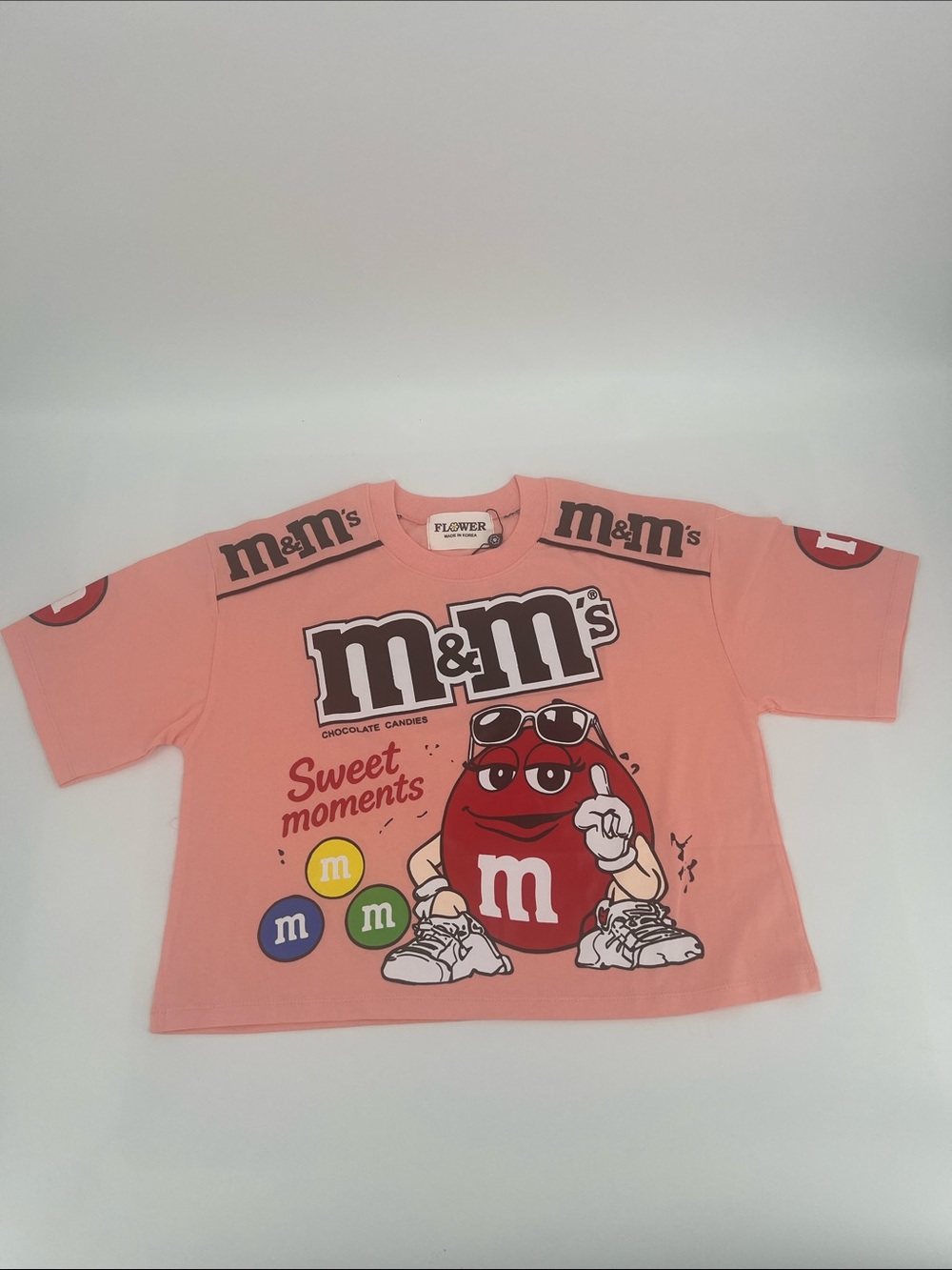 M&M'S Pink Graphic Short Sleeve women’s Tee